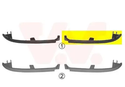 Scheinwerferleiste links VAN WEZEL 4337511 Bild Scheinwerferleiste links VAN WEZEL 4337511