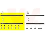 Zier-/Schutzleiste, Tür vorne rechts VAN WEZEL 4338424