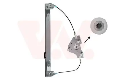 Fensterheber vorne links VAN WEZEL 4339267