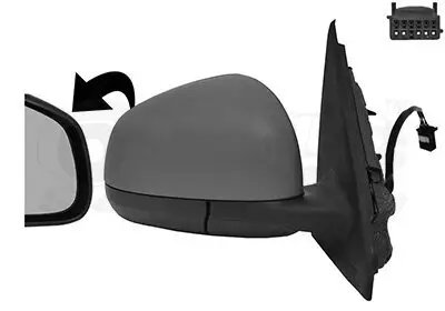 Außenspiegel rechts VAN WEZEL 4368808