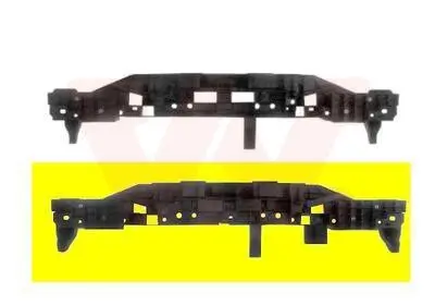 Träger, Stoßfänger hinten VAN WEZEL 4371531