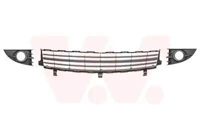 Lüftungsgitter, Stoßfänger vorne VAN WEZEL 4376590 Bild Lüftungsgitter, Stoßfänger vorne VAN WEZEL 4376590