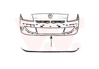 Spoiler vorne VAN WEZEL 4380500 Bild Spoiler vorne VAN WEZEL 4380500