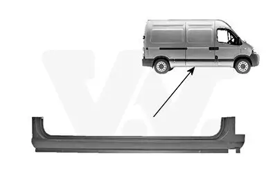 Einstiegsblech VAN WEZEL 4387110