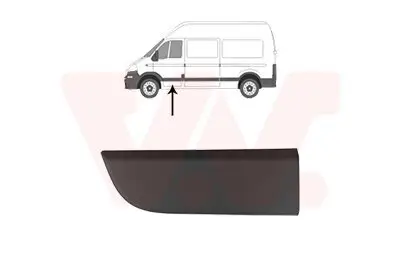 Zier-/Schutzleiste, Tür vorne links VAN WEZEL 4388421 Bild Zier-/Schutzleiste, Tür vorne links VAN WEZEL 4388421