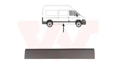 Zier-/Schutzleiste, Seitenwand rechts seitlicher Einbau VAN WEZEL 4388424 Bild Zier-/Schutzleiste, Seitenwand rechts seitlicher Einbau VAN WEZEL 4388424