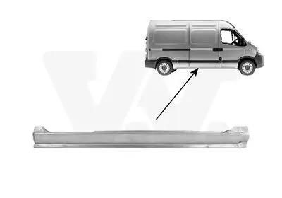 Einstiegsblech VAN WEZEL 4391110