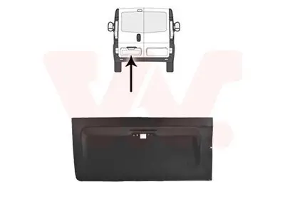 Hecktür links VAN WEZEL 4394159