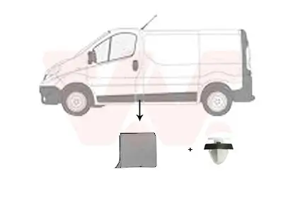 Zier-/Schutzleiste, Seitenwand VAN WEZEL 4396403