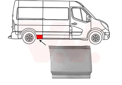 Seitenwand hinten rechts vor der Achse VAN WEZEL 4399142 Bild Seitenwand hinten rechts vor der Achse VAN WEZEL 4399142