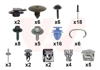 Montagesatz, Stoßfänger vorne VAN WEZEL 4403794 Bild Montagesatz, Stoßfänger vorne VAN WEZEL 4403794