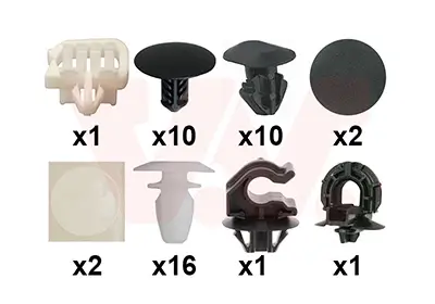 Montagesatz, Motorhaube vorne VAN WEZEL 4403797 Bild Montagesatz, Motorhaube vorne VAN WEZEL 4403797