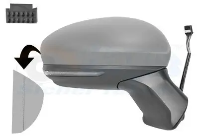 Außenspiegel rechts VAN WEZEL 4403808 Bild Außenspiegel rechts VAN WEZEL 4403808