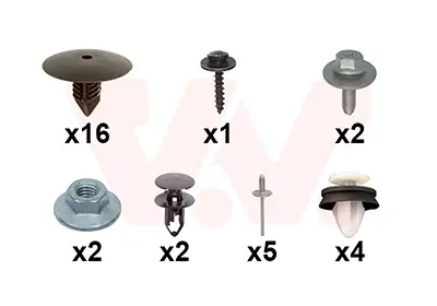 Montagesatz, Kotflügel vorne links vorne rechts VAN WEZEL 4414796 Bild Montagesatz, Kotflügel vorne links vorne rechts VAN WEZEL 4414796