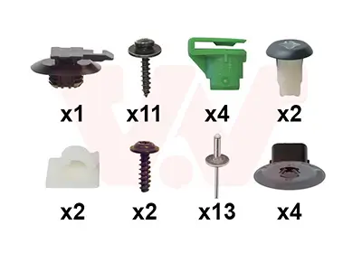 Montagesatz, Stoßfänger hinten VAN WEZEL 4422793 Bild Montagesatz, Stoßfänger hinten VAN WEZEL 4422793