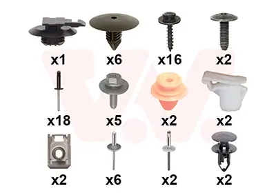 Montagesatz, Stoßfänger vorne VAN WEZEL 4422794