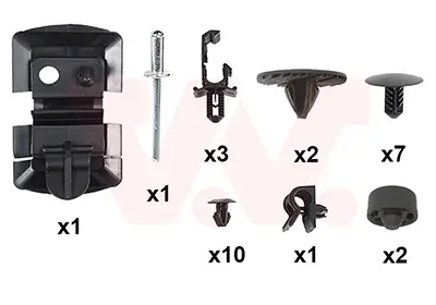 Montagesatz, Motorhaube vorne VAN WEZEL 4422797