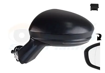 Außenspiegel links VAN WEZEL 4422805