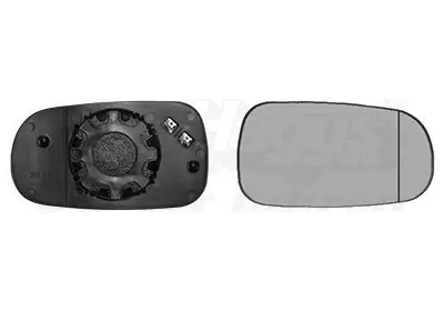 Spiegelglas, Außenspiegel rechts VAN WEZEL 4730838