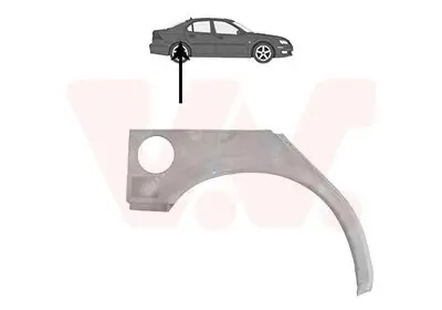 Seitenwand hinten rechts VAN WEZEL 4735148