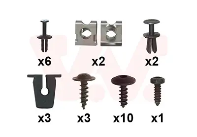 Montagesatz, Stoßfänger vorne VAN WEZEL 4907794 Bild Montagesatz, Stoßfänger vorne VAN WEZEL 4907794