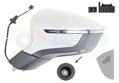 Außenspiegel links VAN WEZEL 4907827