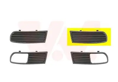 Lüftungsgitter, Stoßfänger vorne links VAN WEZEL 4913591 Bild Lüftungsgitter, Stoßfänger vorne links VAN WEZEL 4913591