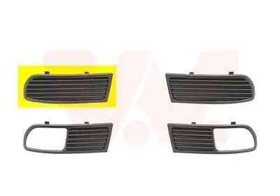 Lüftungsgitter, Stoßfänger vorne rechts VAN WEZEL 4913592 Bild Lüftungsgitter, Stoßfänger vorne rechts VAN WEZEL 4913592