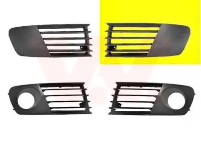 Lüftungsgitter, Stoßfänger vorne links VAN WEZEL 4917591