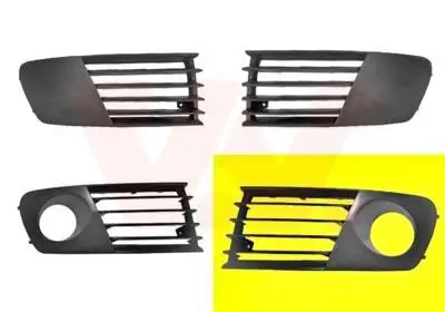 Lüftungsgitter, Stoßfänger vorne links VAN WEZEL 4917593 Bild Lüftungsgitter, Stoßfänger vorne links VAN WEZEL 4917593