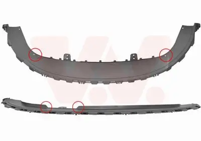 Spoiler vorne VAN WEZEL 4924500 Bild Spoiler vorne VAN WEZEL 4924500