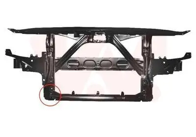 Frontverkleidung Mitte VAN WEZEL 4933678