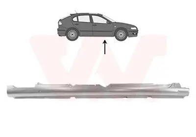 Einstiegsblech rechts VAN WEZEL 4939104 Bild Einstiegsblech rechts VAN WEZEL 4939104