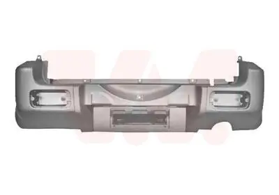 Stoßfänger hinten VAN WEZEL 5235544
