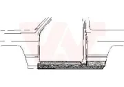 Einstiegsblech rechts VAN WEZEL 5240102