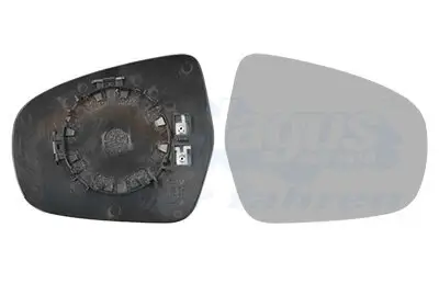 Spiegelglas, Außenspiegel rechts VAN WEZEL 5251838