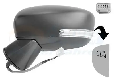 Außenspiegel links VAN WEZEL 5257827