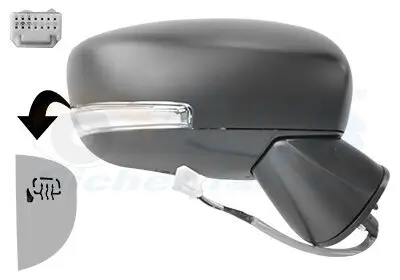 Außenspiegel links rechts VAN WEZEL 5257828 Bild Außenspiegel links rechts VAN WEZEL 5257828