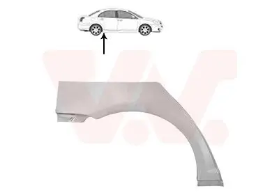 Seitenwand hinten rechts VAN WEZEL 5307148