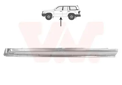 Einstiegsblech links VAN WEZEL 5383103 Bild Einstiegsblech links VAN WEZEL 5383103