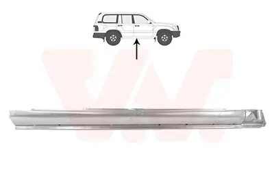 Einstiegsblech rechts VAN WEZEL 5383104 Bild Einstiegsblech rechts VAN WEZEL 5383104
