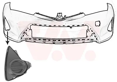 Lüftungsgitter, Stoßfänger vorne rechts VAN WEZEL 5407594 Bild Lüftungsgitter, Stoßfänger vorne rechts VAN WEZEL 5407594