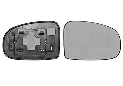 Spiegelglas, Außenspiegel rechts VAN WEZEL 5410832 Bild Spiegelglas, Außenspiegel rechts VAN WEZEL 5410832