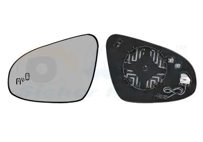 Spiegelglas, Außenspiegel links VAN WEZEL 5411835