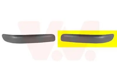 Zier-/Schutzleiste, Stoßfänger hinten rechts VAN WEZEL 5431556