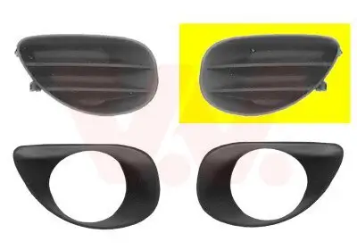 Lüftungsgitter, Stoßfänger vorne links VAN WEZEL 5432591 Bild Lüftungsgitter, Stoßfänger vorne links VAN WEZEL 5432591