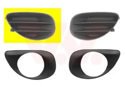 Lüftungsgitter, Stoßfänger vorne rechts VAN WEZEL 5432592 Bild Lüftungsgitter, Stoßfänger vorne rechts VAN WEZEL 5432592