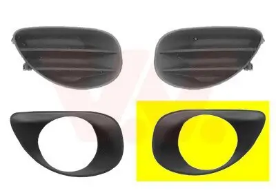 Lüftungsgitter, Stoßfänger vorne links VAN WEZEL 5432593 Bild Lüftungsgitter, Stoßfänger vorne links VAN WEZEL 5432593