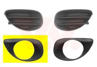 Lüftungsgitter, Stoßfänger vorne rechts VAN WEZEL 5432594 Bild Lüftungsgitter, Stoßfänger vorne rechts VAN WEZEL 5432594