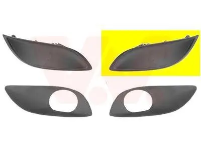 Lüftungsgitter, Stoßfänger vorne links VAN WEZEL 5436591 Bild Lüftungsgitter, Stoßfänger vorne links VAN WEZEL 5436591